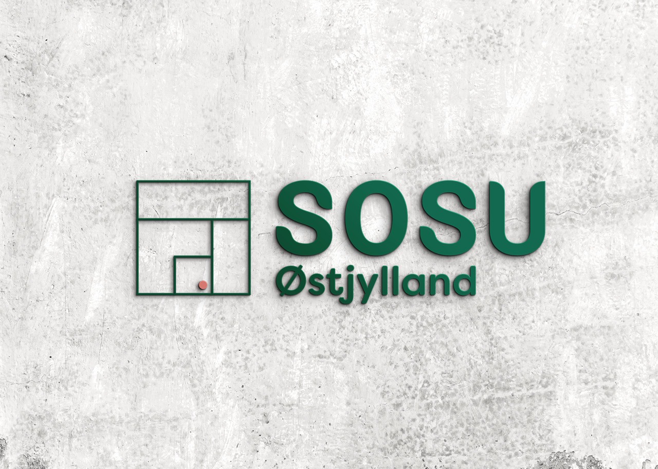 SOSU Østjylland - Visuel identitet - Logo skilt