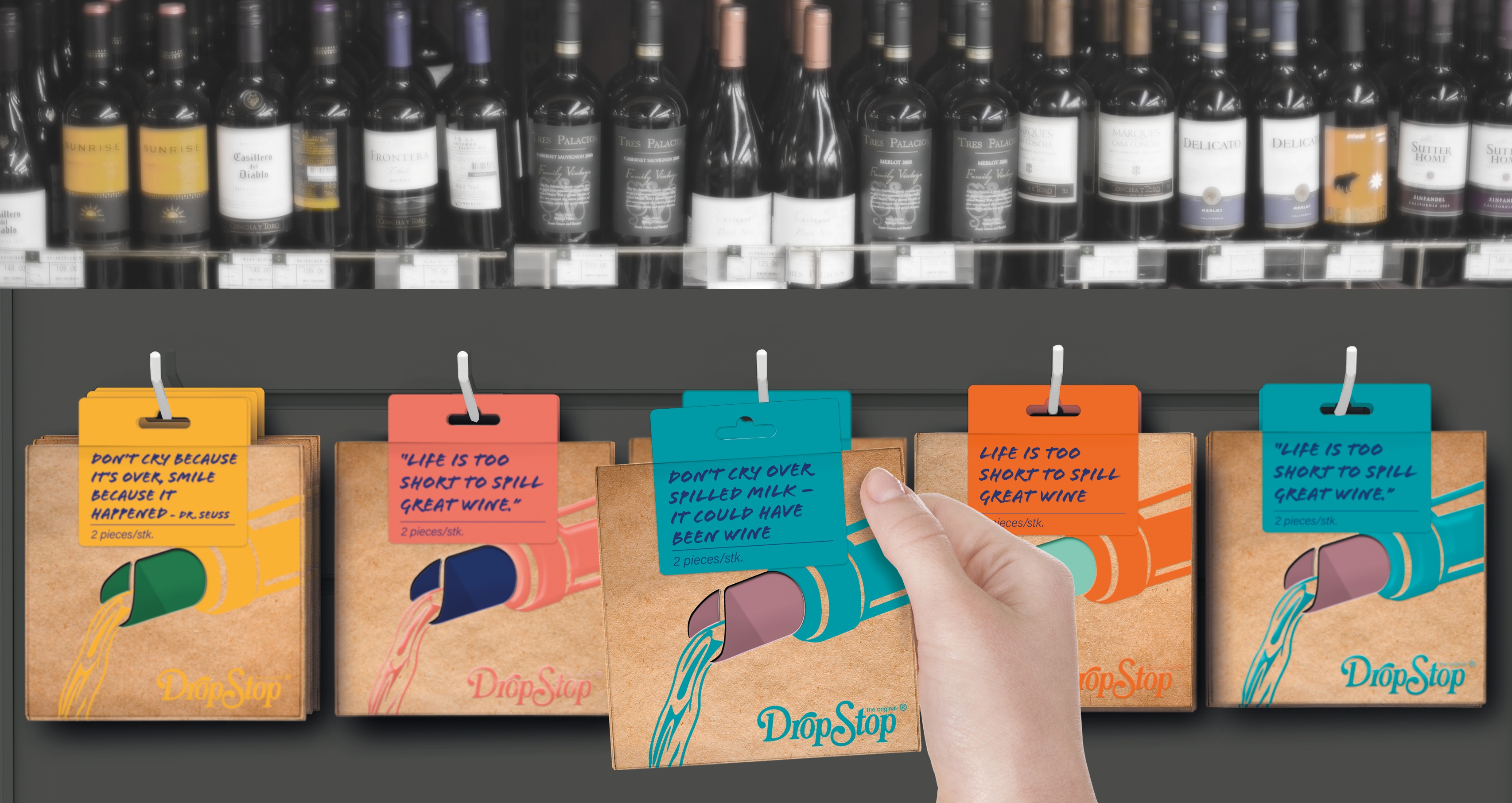 Dropstop CREATIVE i butikken - Emballagedesign - Cameleon Creatives A/S