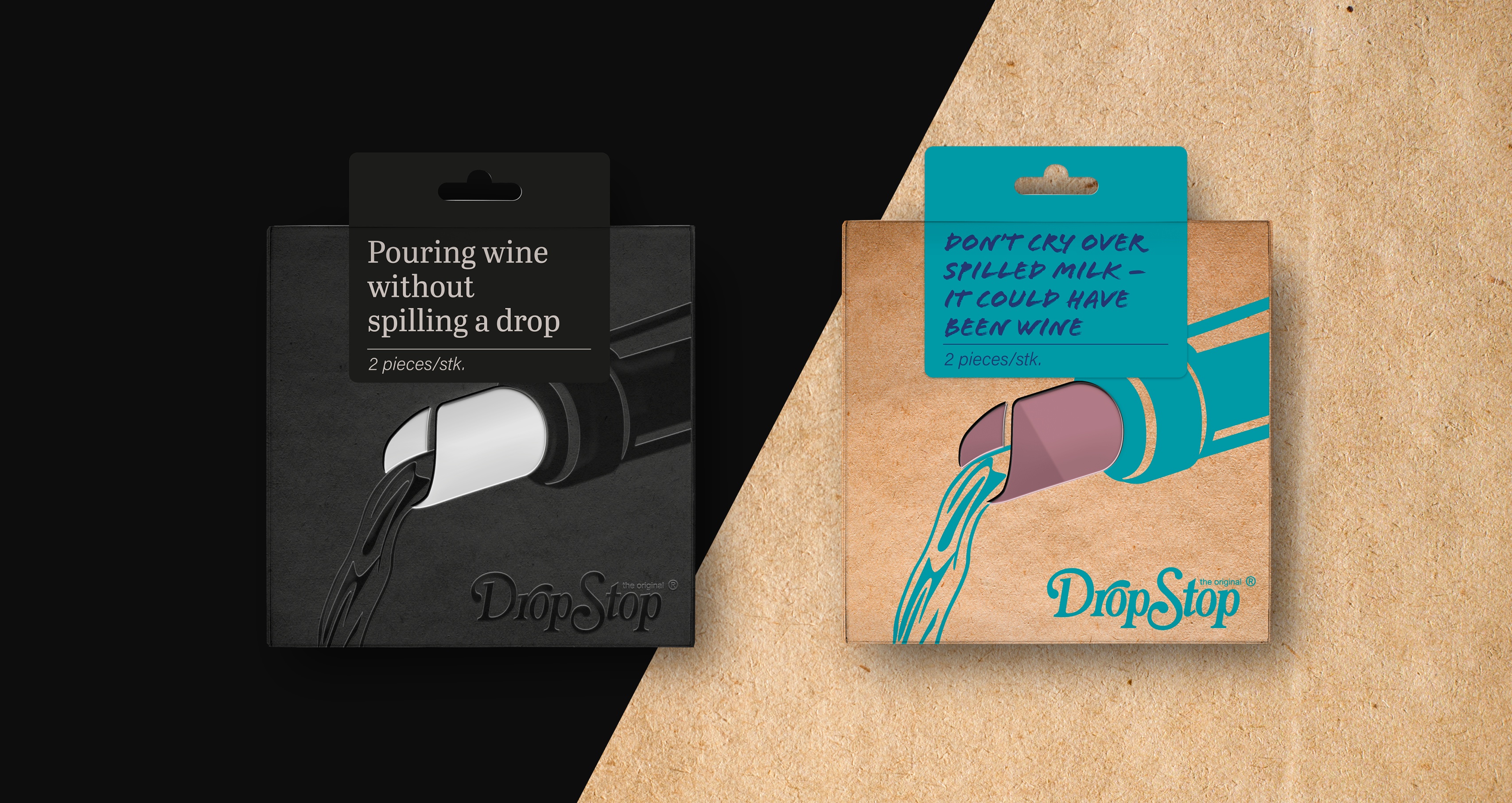 DropStop klassisk og creative - Schur - Emballagedesign - Cameleon Creatives A/S